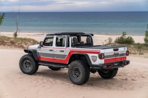 Jeep Gladiator Soft Top - Rugged Ridge - Voyager Fastback - Black Diamond - `20-`22