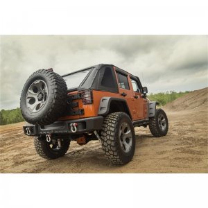 Jeep Wrangler JK Bowless Soft Top - Rugged Ridge - Black Diamond - `07-`18