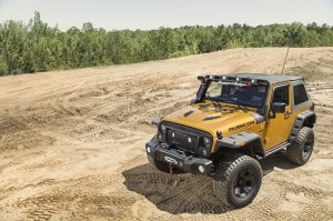 Jeep Wrangler JK Montana Top - Rugged Ridge - Bowless - Black Diamond - `07-`18