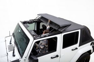 Jeep Wrangler JK Soft Top - Rugged Ridge - Voyager - Black Diamond - `07-`18