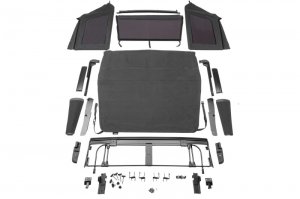 Jeep Wrangler JL Soft Tops - Rugged Ridge - Voyager - Black Diamond - `18-`22