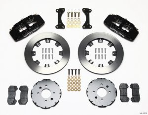 Honda Civic Brake Kit - Front - Wilwood - Dynapro 6 Front Hat Kit 12.19in - `94-`01