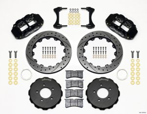 Honda Civic Brake Kit - Front - Wilwood - Superlite 6R Front Hat Kit 12.88in Drilled - 2006