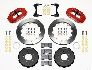 Honda Civic Brake Kit - Front - Wilwood - Wilwood Narrow Superlite 6R - Red - 2006
