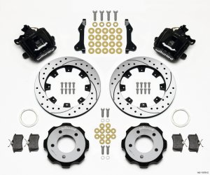 Honda Civic Brake Kit - Rear - Wilwood - Drilled Rotors + BP-10 Pads - 2006