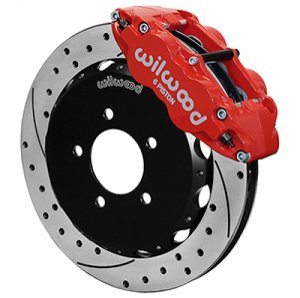 Honda Civic Brake Kit - Front - Wilwood - OEM 57mm Forged Narrow Superlite 6R - Red - 2013