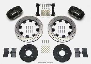 Honda Civic Brake Kit - Front - Wilwood - Forged Dynalite + Drilled Rotors - `94-`01