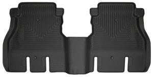 Jeep Wrangler JL Floor Liners - Rear - Husky Liners - WeatherBeater - Black - `19-`24