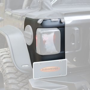Jeep Wrangler JL Trail Armor Rear Corner Guard - Rear - Bushwacker - Black - `18-`22