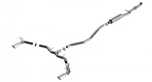 Honda Civic Performance Exhaust - Borla - S-Type Cat Back - 1.5L - `22-`23