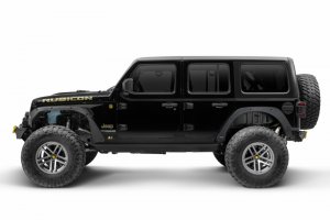 Jeep Wrangler JL Trail Armor Fender Delete Kit - Front + Rear - Bushwacker - Black - `18-`22