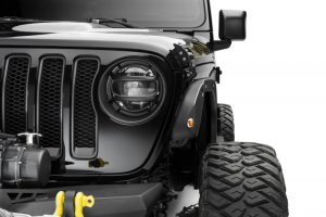 Jeep Wrangler JL Trail Armor Fender Delete Kit - Front + Rear - Bushwacker - Black - `18-`22