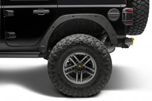 Jeep Wrangler JL Trail Armor Fender Delete Kit - Front + Rear - Bushwacker - Black - `18-`22