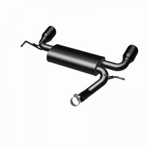 Jeep Wrangler JK Axle Back Exhaust - Rear - Magnaflow - Street Series Dual Split - Black - 3.8/3.6L - `07-`17