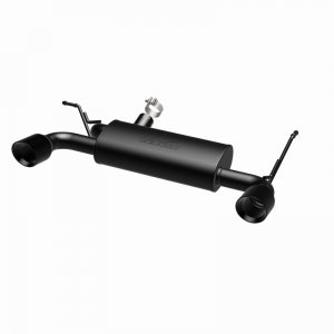 Jeep Wrangler JK Axle Back Exhaust - Rear - Magnaflow - Street Series Dual Split - Black - 3.8/3.6L - `07-`17