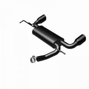 Jeep Wrangler JK Axle Back Exhaust - Rear - Magnaflow - Street Series Dual Split - Black - 3.8/3.6L - `07-`17