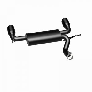 Jeep Wrangler JK Axle Back Exhaust - Rear - Magnaflow - Street Series Dual Split - Black - 3.8/3.6L - `07-`17