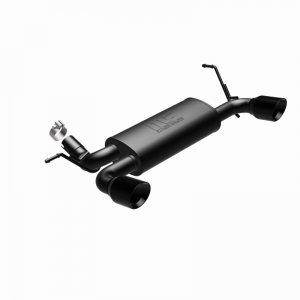 Jeep Wrangler JK Axle Back Exhaust - Rear - Magnaflow - Street Series Dual Split - Black - 3.8/3.6L - `07-`17