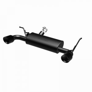 Jeep Wrangler JK Axle Back Exhaust - Rear - Magnaflow - Street Series Dual Split - Black - 3.8/3.6L - `07-`17