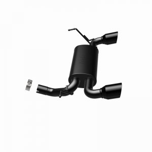 Jeep Wrangler JK Axle Back Exhaust - Rear - Magnaflow - Street Series Dual Split - Black - 3.8/3.6L - `07-`17