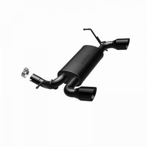 Jeep Wrangler JK Axle Back Exhaust - Rear - Magnaflow - Street Series Dual Split - Black - 3.8/3.6L - `07-`17