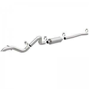 Jeep Wrangler JK Cat-Back Exhaust System - Driver Side Rear - Magnaflow - Rock Crawler Series - 3.6L - `12-`14