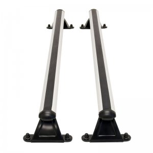 Jeep Gladiator Cargo Rail - Westin - 1100cm Silver Cross Rail - Silver