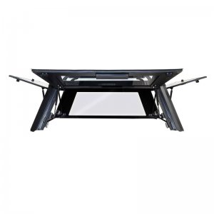 Jeep Gladiator Truck Bed Cap - Westin - ESP - Black - Sliding Front Glass