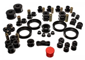 Honda Civic Hyper-Flex Master Bushing Set - Energy Suspension - Si - Black - `99-`00