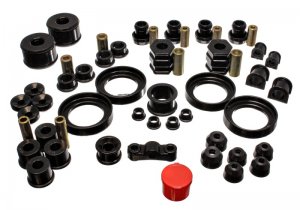 Honda Civic Hyper-Flex Master Bushing Set - Energy Suspension - Si - Black - `99-`00