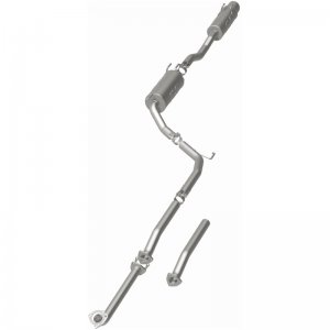 Honda Civic Performance Exhaust - Single Straight Passenger Side Rear - Magnaflow - Street Series Cat Back - 1.8L - `06-`11