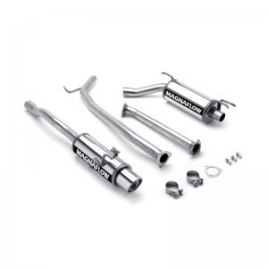Honda Civic Performance Exhaust - Single Straight Passenger Side Rear - Magnaflow - Street Series Cat Back - 1.8L - `06-`11