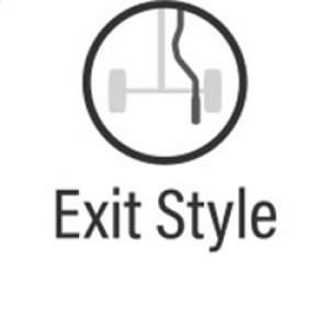 Honda Civic Performance Exhaust - Single Straight Passenger Side Rear - Magnaflow - Street Series Cat Back - 1.8L - `06-`11