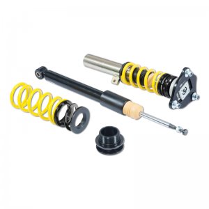 Honda Civic Lowering springs - Front - ST Suspensions - ST XTA Height Rebound Adjustable Coilover Kit w/ Top Mounts - `15-`21