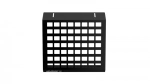 Jeep Gladiator Venture TEC Mounting Plate - Putco - Full Length TEC Molle - Textured Black - `20-`21