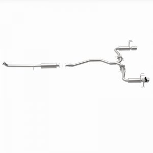 Honda Civic Performance Exhaust - Rear - Magnaflow - Street Series Cat-Back - Polished - 2.0L - `16-`20