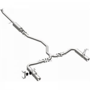 Honda Civic Performance Exhaust - Rear - Magnaflow - Street Series Cat-Back - Polished - 2.0L - `16-`20