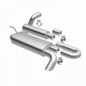 Jeep Wrangler JL Axle Back Exhaust - Rear - Magnaflow - Overland Series - Stainless - `18-`24