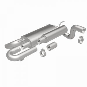 Jeep Wrangler JL Axle Back Exhaust - Rear - Magnaflow - Overland Series - Stainless - `18-`24