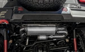 Jeep Wrangler JL Axle Back Exhaust - Rear - Magnaflow - Overland Series - Stainless - `18-`24