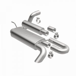 Jeep Wrangler JL Axle Back Exhaust - Rear - Magnaflow - Overland Series - Stainless - `18-`24