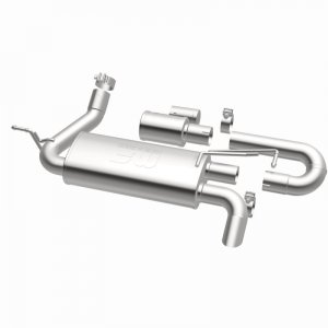 Jeep Wrangler JK Axle Back Exhaust - Magnaflow - Overland Series - 3.6L or 3.8L - `07-`18
