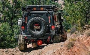 Jeep Wrangler JK Axle Back Exhaust - Magnaflow - Overland Series - 3.6L or 3.8L - `07-`18