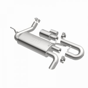 Jeep Wrangler JK Axle Back Exhaust - Magnaflow - Overland Series - 3.6L or 3.8L - `07-`18