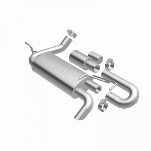 Jeep Wrangler JK Axle Back Exhaust - Magnaflow - Overland Series - 3.6L or 3.8L - `07-`18