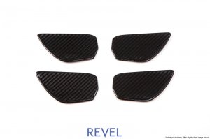 Honda Civic Door Trim Inner Handles - Front Left, Front Right, Rear Left, Rear Right - Revel - Revel GT Dry Carbon - `16-`18