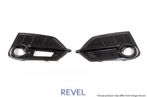 Honda Civic Fog Light Covers - Front - Revel - GT Dry Carbon - `17-`18