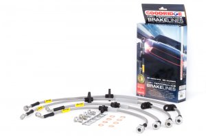 Honda Civic Brake Line Kit - Front + Rear - Goodridge - Stainless Steel - `92-`95