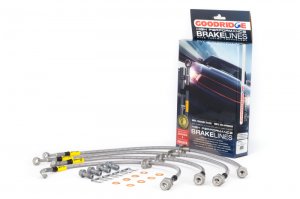 Honda Civic Brake Line Kit - Front + Rear - Goodridge - G-Stop Stainless Steel - `12-`15