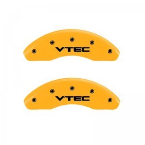 Honda Civic Caliper Covers - Front - MGP - Vtech - Yellow - 2009